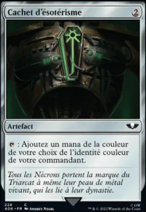 Cachet d'ésotérisme