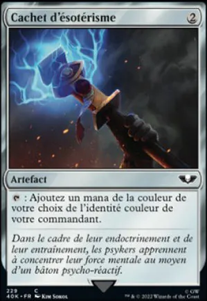 Cachet d'ésotérisme