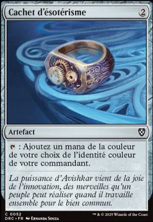 Cachet d'ésotérisme