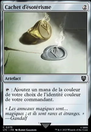 Cachet d'ésotérisme