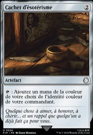 Cachet d'ésotérisme