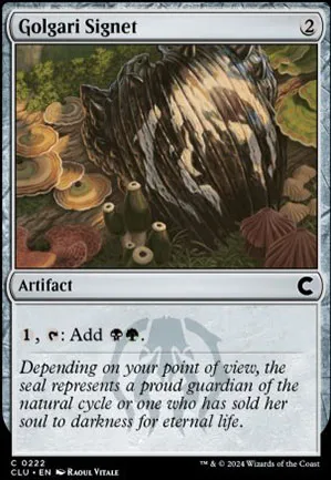 Cachet de Golgari