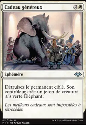 Cadeau généreux