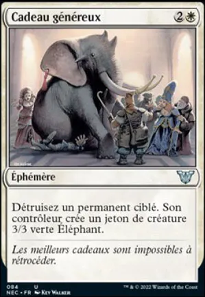 Cadeau généreux