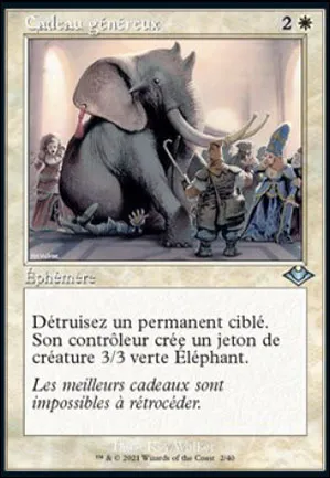 Cadeau généreux