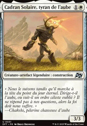 Cadran Solaire, tyran de l'aube