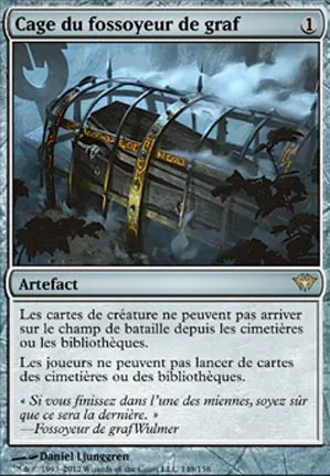 Cage du fossoyeur de graf