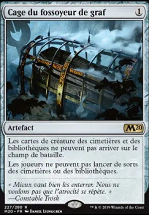 Cage du fossoyeur de graf