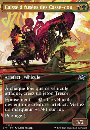 Caisse à fusées des Casse-cou