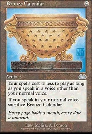 Calendrier de bronze