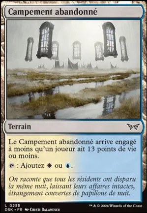 Campement abandonné