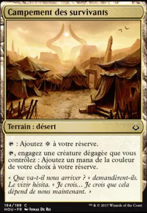 Campement des survivants
