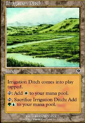 Canal d'irrigation