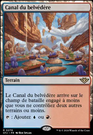 Canal du belvédère
