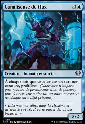 Canaliseuse de flux
