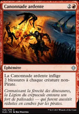 Canonnade ardente