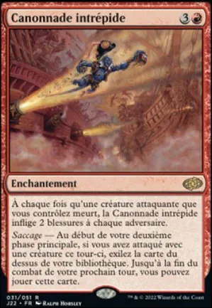 Canonnade intrépide