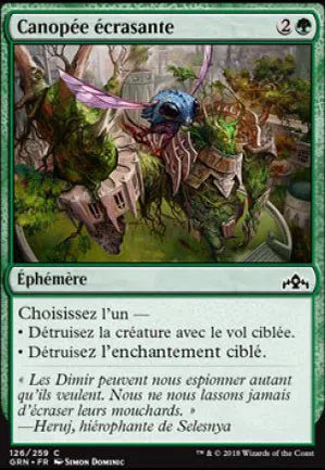 Canopée écrasante