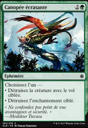 Canopée écrasante