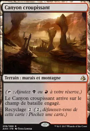 Canyon croupissant