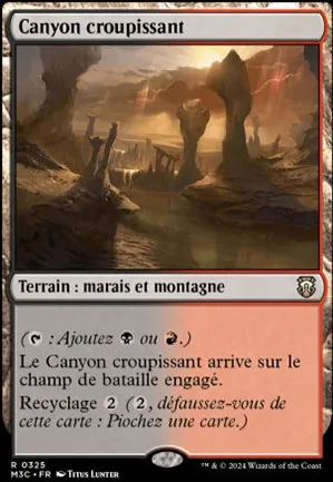 Canyon croupissant