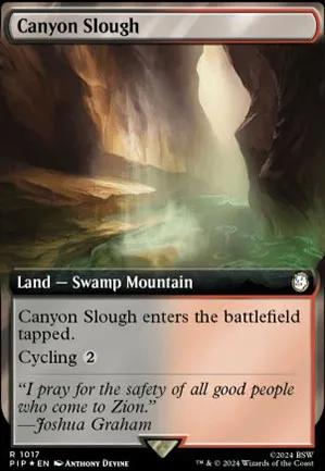 Canyon croupissant