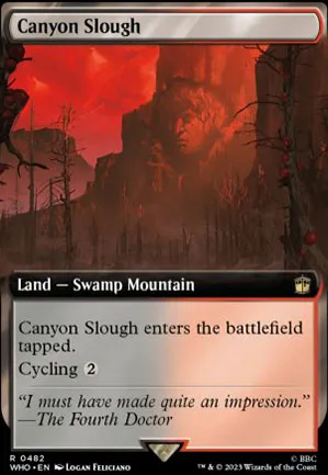 Canyon croupissant