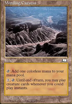 Canyons serpentants