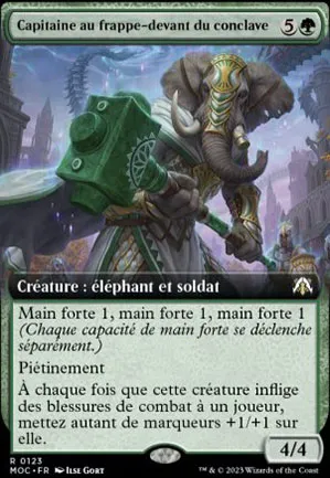 Capitaine au frappe-devant du conclave