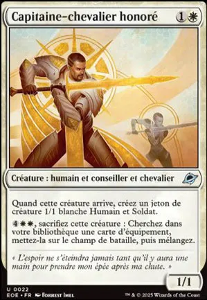 Capitaine-chevalier honoré