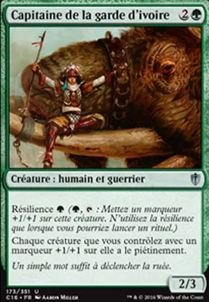 Capitaine de la garde d'ivoire