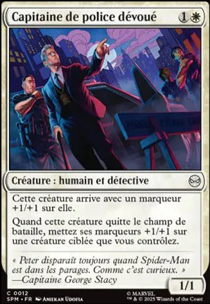 Capitaine de police dévoué