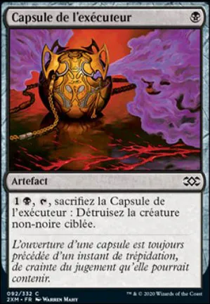 Capsule de l'exécuteur