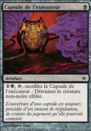 Capsule de l'exécuteur