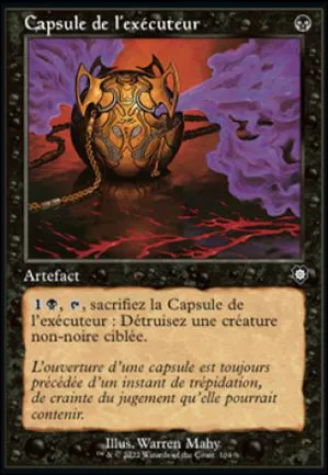 Capsule de l'exécuteur