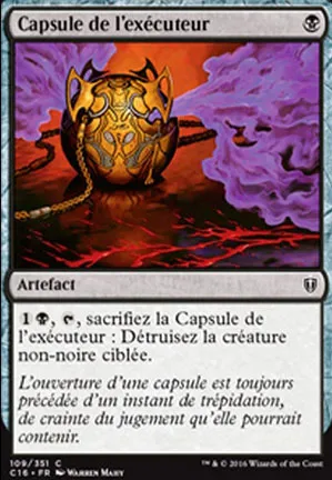 Capsule de l'exécuteur