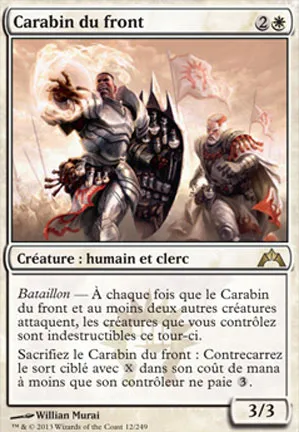 Carabin du front
