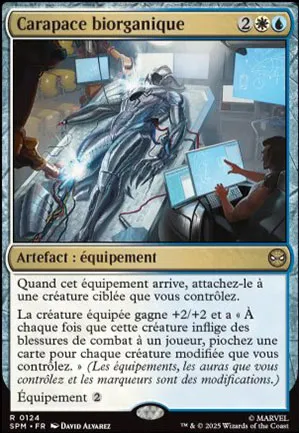 Carapace biorganique