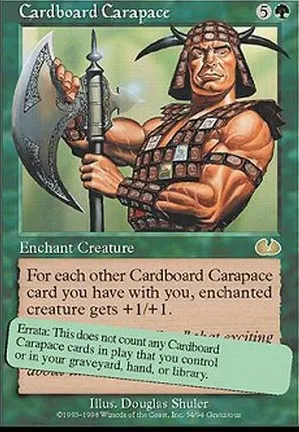 Carapace en cartes