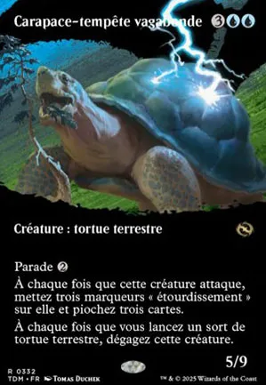 Carapace-tempete vagabonde