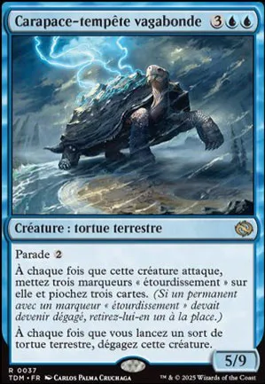 Carapace-tempete vagabonde