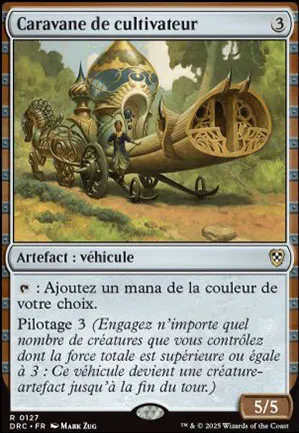 Caravane de cultivateur