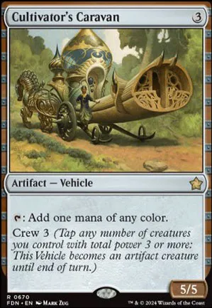 Caravane de cultivateur