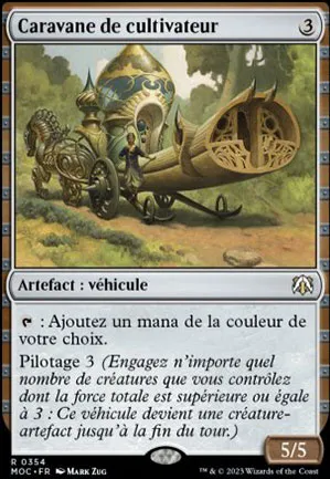 Caravane de cultivateur