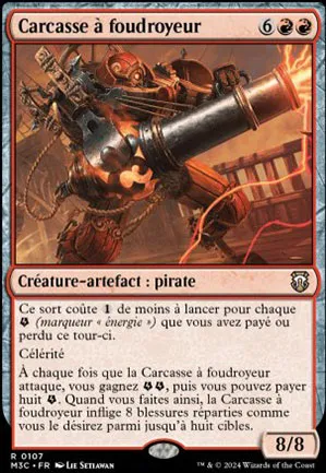 Carcasse à foudroyeur
