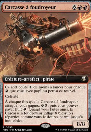 Carcasse à foudroyeur
