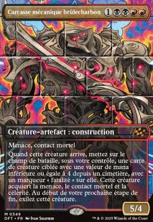 Carcasse mécanique brûlecharbon