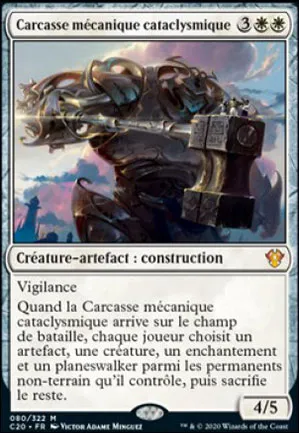 Carcasse mécanique cataclysmique