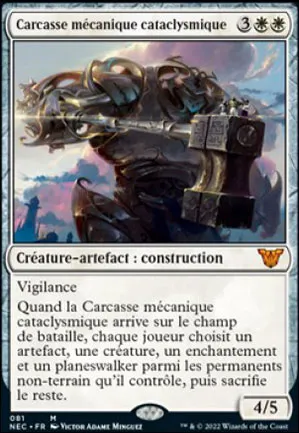 Carcasse mécanique cataclysmique