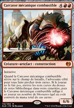 Carcasse mécanique combustible